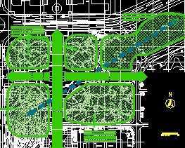 某市人民广场景观施工图免费下载 - 园林建筑及相关